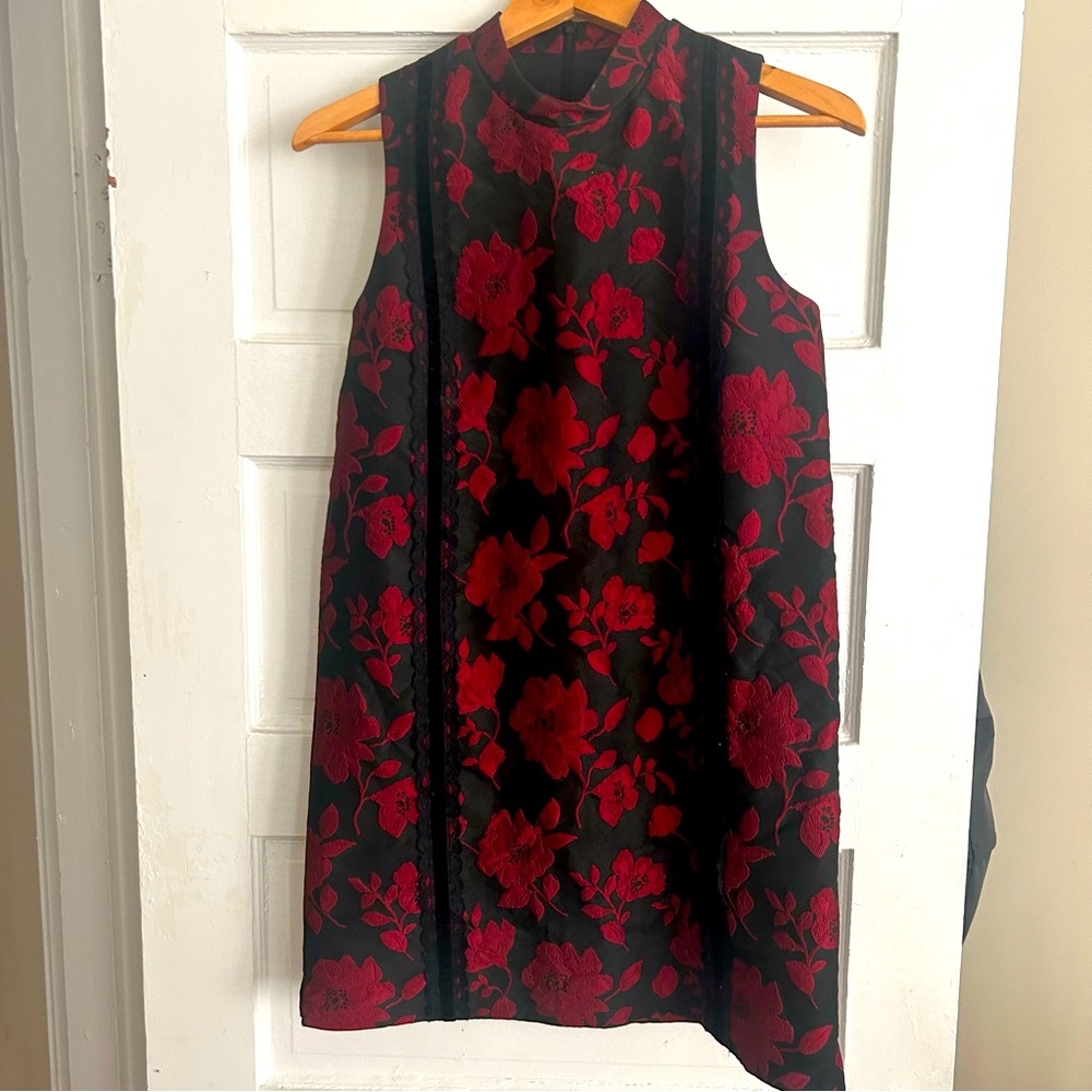 French Connection US 4 high collar work dress.